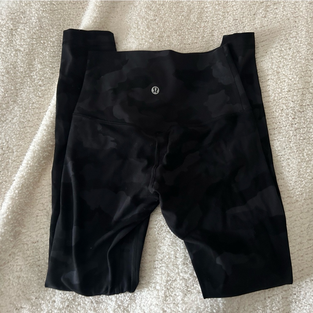 Camo Lululemon align leggings size 2
